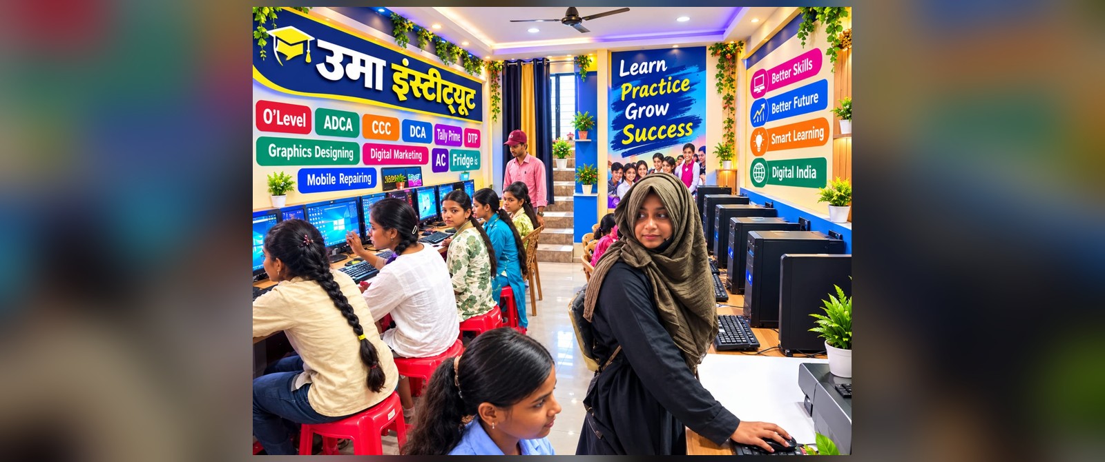 Uma Institute – Practical Computer Lab